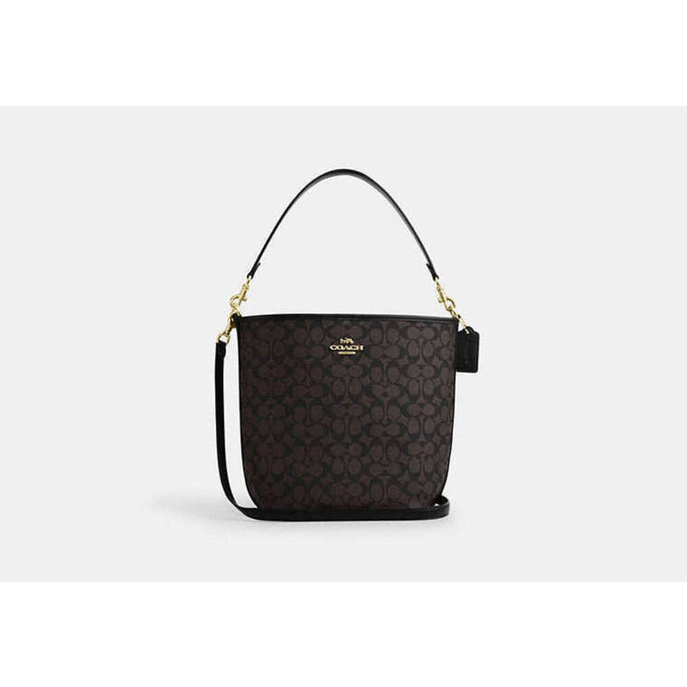 City Large Bucket Bag In Signature Canvas
